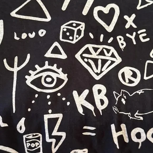 Hoonigan x Trouble Andrew x Ken Block Black Graphic Print T-Shirt XL - Picture 6 of 9